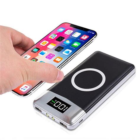 mah powerbank wireless charger fast charge power bank portable high capacity compact