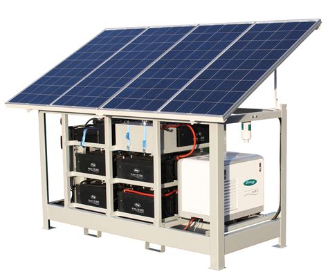 solar power systems installed   unmanned oil  gas rig engineer