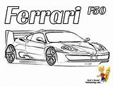 Coloring Ferrari Pages Car Print Colouring Kids Color Pdf Workhorse Drawing Boys Fxx sketch template