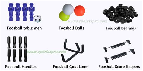 foosball tables parts  accessories explained