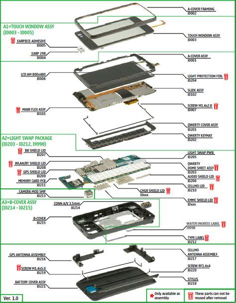 exploded view diagram iphone  smartphone repair iphone repair