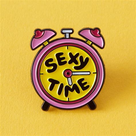 Sexy Time Enamel Pin Soft Enamel Lapel Pin Badge Brooch Etsy