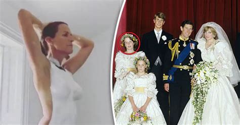 Princess Diana’s Bridesmaid Strips Topless In Bizarre Outfit For Royal