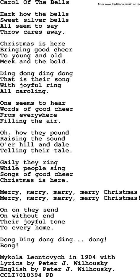 christmas powerpoints song carol   bells lyrics pptfor church projection