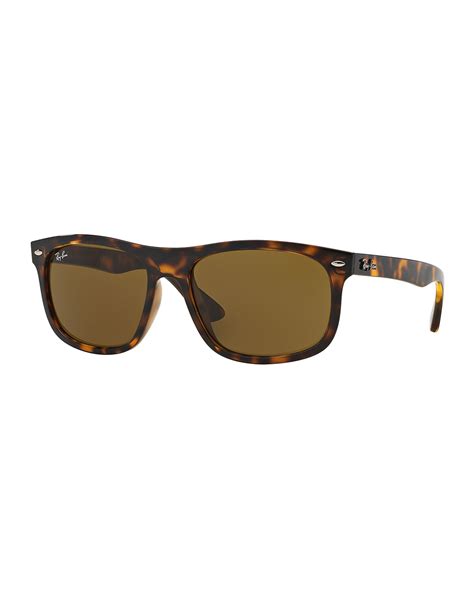 lyst ray ban  wayfarer classic sunglasses  brown  men