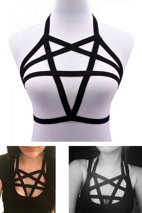 attitude pentagram harness fashion   wear pentagram