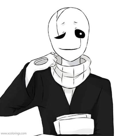 undertale gaster coloring pages  lorddartsnake xcoloringscom
