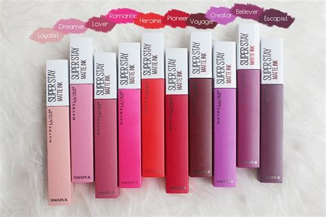 maybelline superstay matte ink review swatch