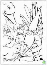Coloring Dinokids Gnome David Pages sketch template
