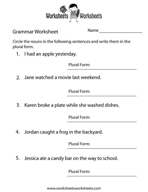 english grammar worksheet  printable educational worksheet capitalization worksheets