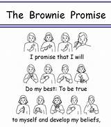 Sign Language Promise Brownie Girl Brownies Bsl Scout Guides British Scouts Activities Daisy Badges Learn Step Guide Meeting Rainbow Badge sketch template