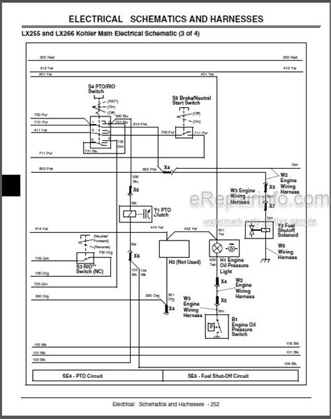 john deere lx wiring diagram pin  john deere replacement mower
