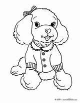 Coloring Pages Poodle Dog Printable Coloriage Pink Puppy Color Chien Imprimer Animal Chat Colouring Baby Template Cute Printablecolouringpages Visit Hellokids sketch template