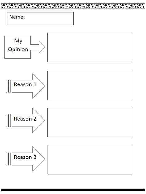 common core opinion writing template   computer lab
