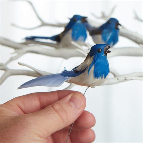 artificial blue birds birds butterflies basic craft supplies craft supplies factory