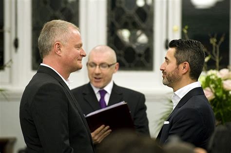 The First Gay Couples To Wed In Uk As Same Sex Marriage