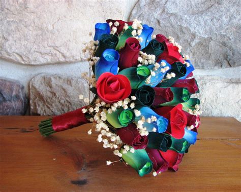 christmas wedding flowers wooden roses from camelot christmas barn