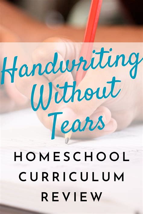 handwriting  tears homeschool curriculum review