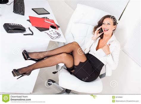 secretary stock image image of sitting office talking 39700983