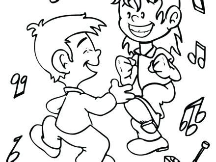 boy dance coloring pages  getdrawings