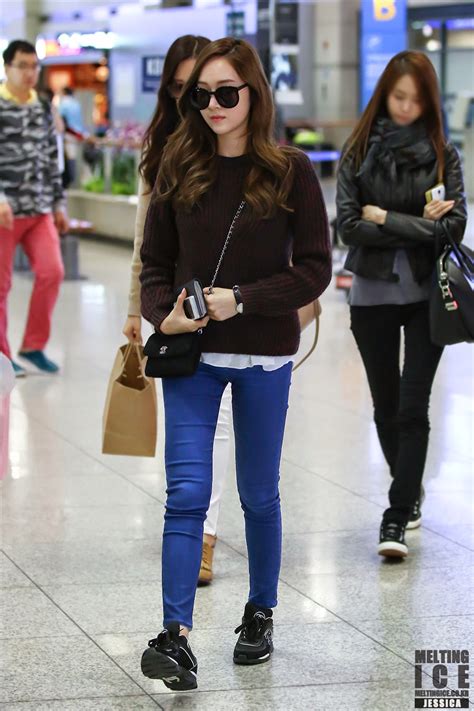 Airport Fashion Snsd Jessica Official Korean Fashion