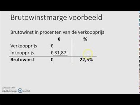 hoe bereken je de inkoopprijs op een nauwkeurige manier