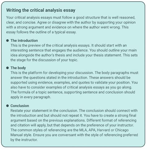 critical analysis essays essaymin