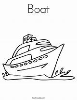 Coloring Boat Worksheet Kapal Barco Pages Boa Ship Print Template Noodle Twisty Raft Train Outline Kids Color Twistynoodle Built California sketch template