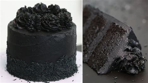 blackest black cake recipe  charcoal black cake black