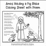 Amos Bible Coloring Crafts Sheet Poem Games Member Children sketch template