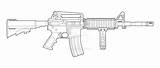 M4 Drawing Lineart Colt Line Drawings Deviantart Weapons Gun Rifle Carbine Assault Tattoo Military 2d Guns Hard Paintingvalley Ak sketch template