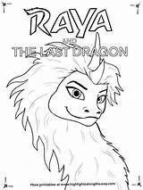 Raya Drago Wonder sketch template