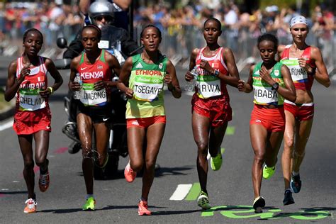 rio  kenyas jemima jelagat sumgong wins gold medal  womens marathon sbnationcom