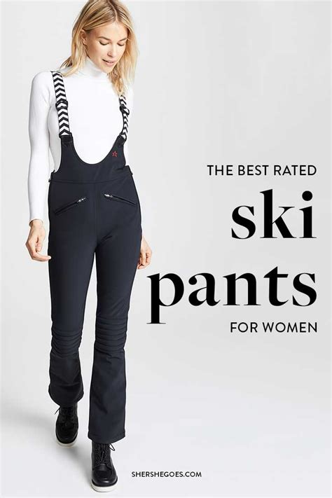 flattering womens ski pants    warm dry