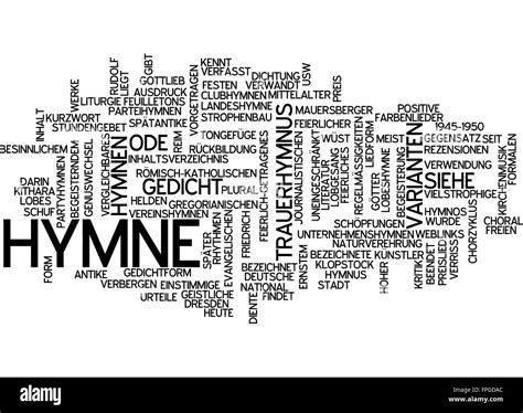 hymne high resolution stock photography  images alamy