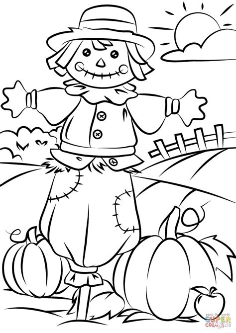 fall coloring pages  preschoolers   getcoloringscom