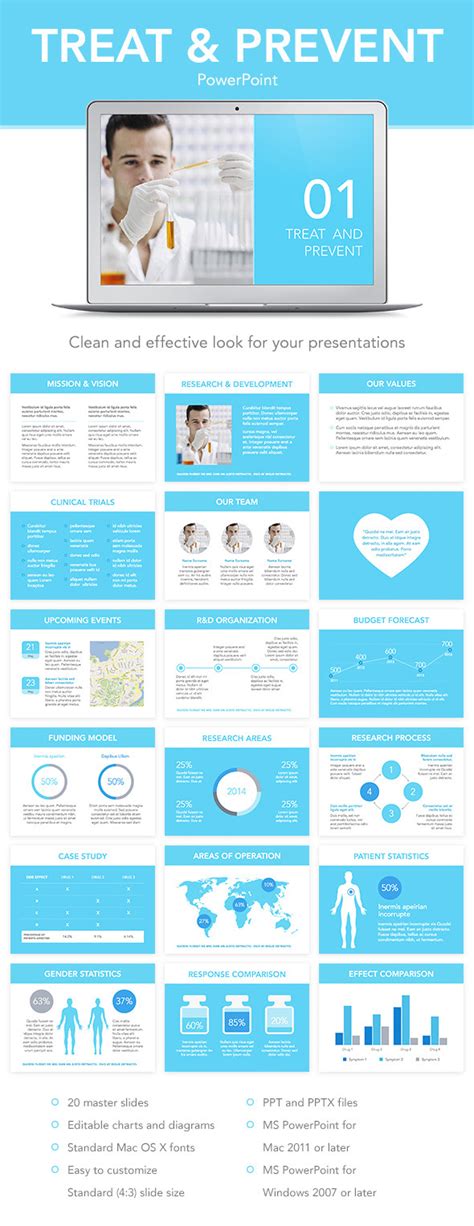 discover treat prevent powerpoint template infographicnowcom