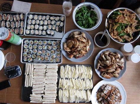 Housewarming Party Asian Food