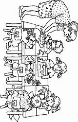 Eerste Schooldag Klas Peuterspeelzaal Inkleuren Flevoland Kleuren sketch template