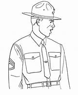 Marine Coloring Pages Corps Color Getcolorings sketch template
