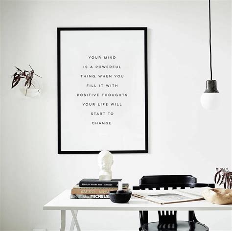 Your Mind Print A Powerful Thing Poster When You Fill It Etsy