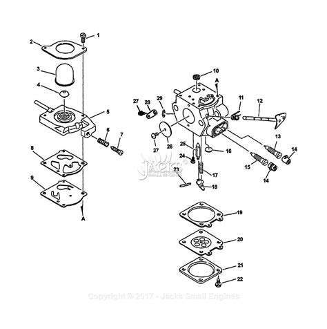 echo pb ln type  parts diagram  carburetor