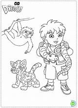 Coloring Dinokids Go Diego Close sketch template