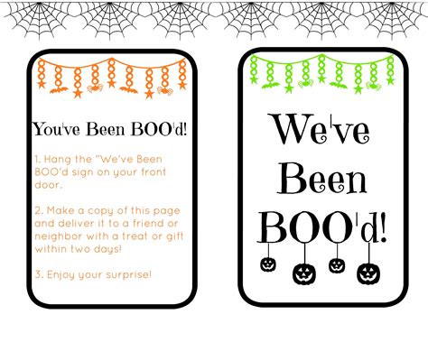 boo printable  youve  bood youve  booed booed printable