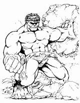Hulk Rock Coloring Incredible Breaking Strong Pages Printable Hmcoloringpages sketch template