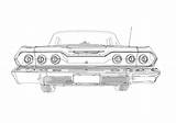 Lowrider Pages Coloring Google Impala Search Nz sketch template