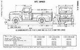 Ford 1948 Truck F3 Dimensions Pickup Trucks F1 Pick 1950 sketch template