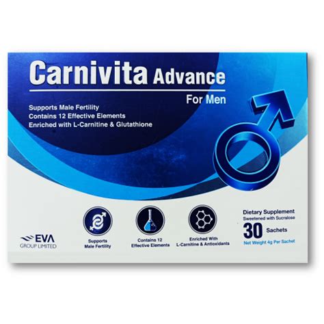 Carnivita Advance For Men Supports Male Fertility 30 Sachets