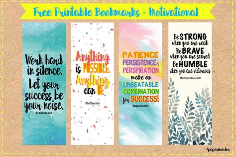 paper invader  printable bookmarks quotes