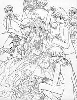 Anime Board Tsubasa Choose Sakura sketch template